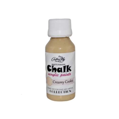 Craft fly Chalk Acrylic Paints- Creamy Cookie Matt Finish (60ml)