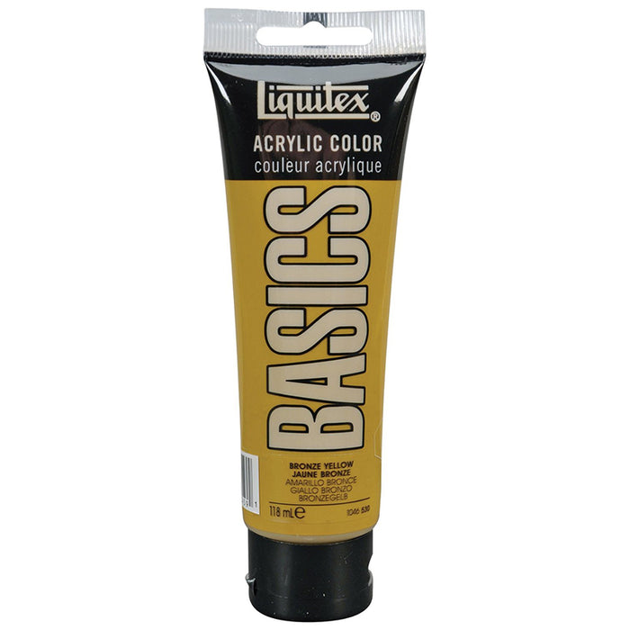 Liquitex Basics Acrylic Color- Bronze Yellow (118ml)