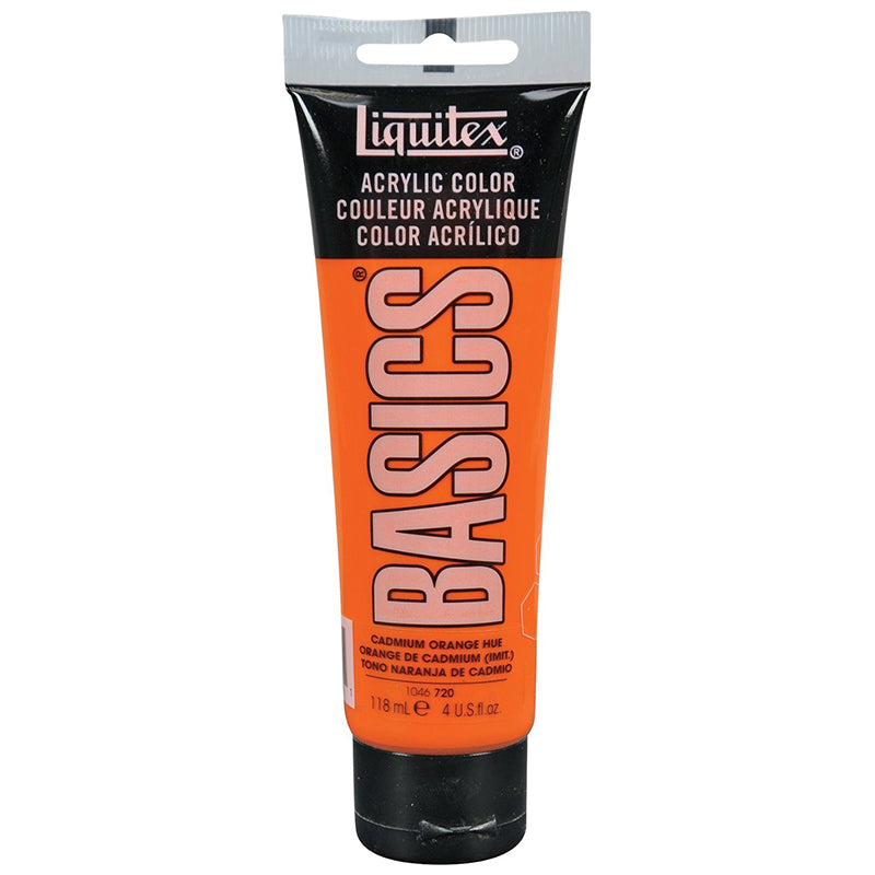 Liquitex Basics Acrylic Color- Cadmium Orange (118ml)