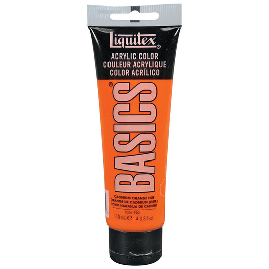 Liquitex Basics Acrylic Color- Cadmium Orange (118ml)