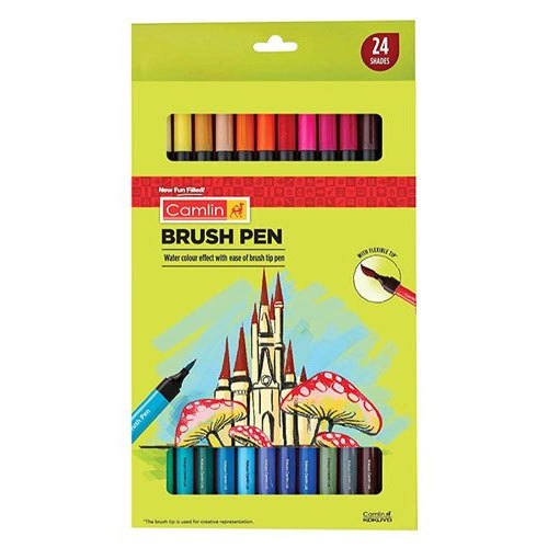 Camlin Brush Pen (6 shades)