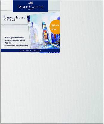 FABER-CASTELL BOARD CANVAS 10x12