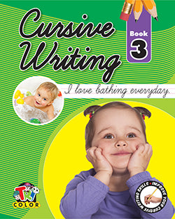 Tricolor Cursive Writing Book no. 3  (Pack of 2)