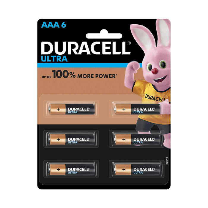 Duracell Ultra AAA Cells Pack of 6 (1.5V Alkaline)