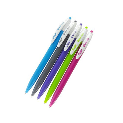 Flair Ezee Click ball pens set of 5