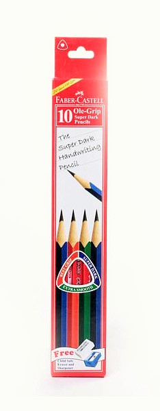 Faber-Castell Pencil Ole Grip ( Super Dark) — Bansal Stationers