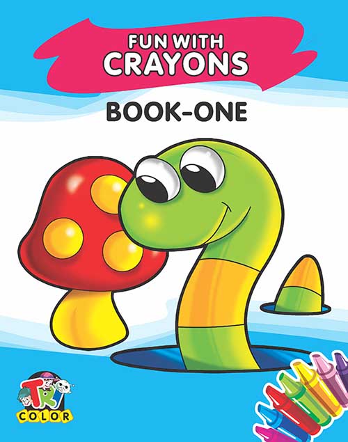 Tricolor Fun with Crayons Books (Pack of 4)