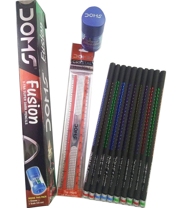 Doms Fusion X-TRA Super Dark Pencils Pack