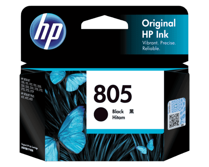 HP 805 Black Original Ink Cartridge
