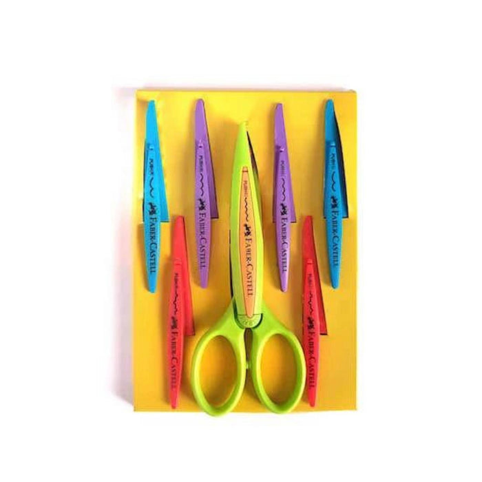 Faber Castell Craft Scissors - 4 Trendy Cuts