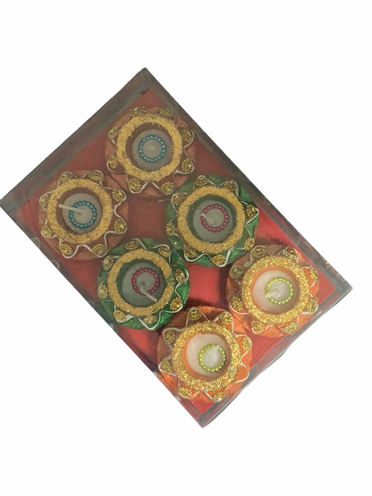 Matki Wax Diya Pack of 6