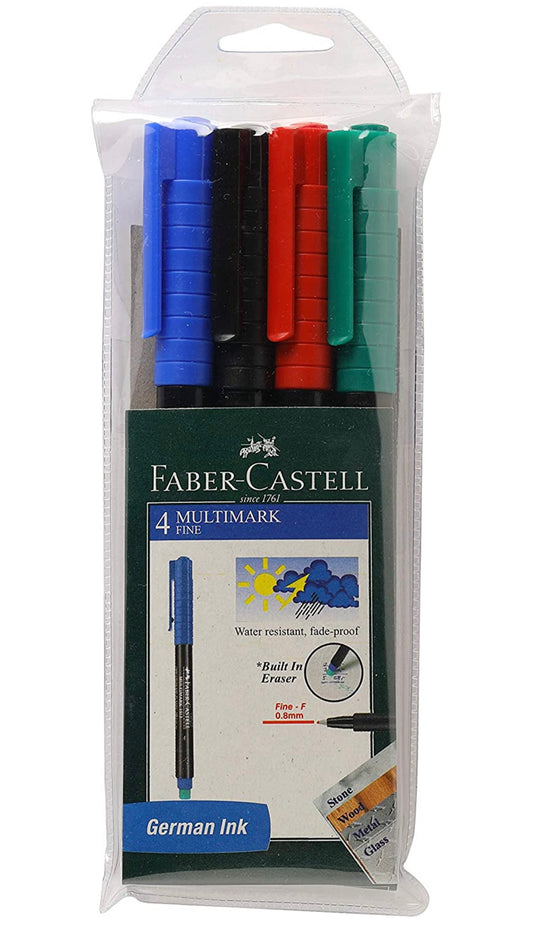 Faber-Castell Multi-Marker - Pack of 4 (Assorted)