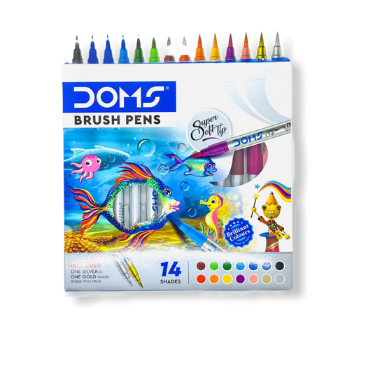 Doms Brush Pens (Set of 14)