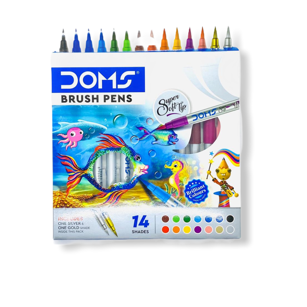 Doms Brush Pens- 14 Shades