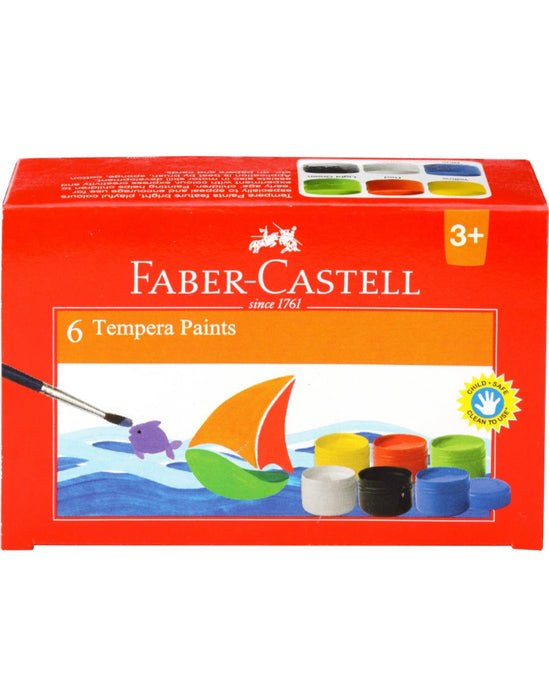Faber-Castell 6 Tempera Paints