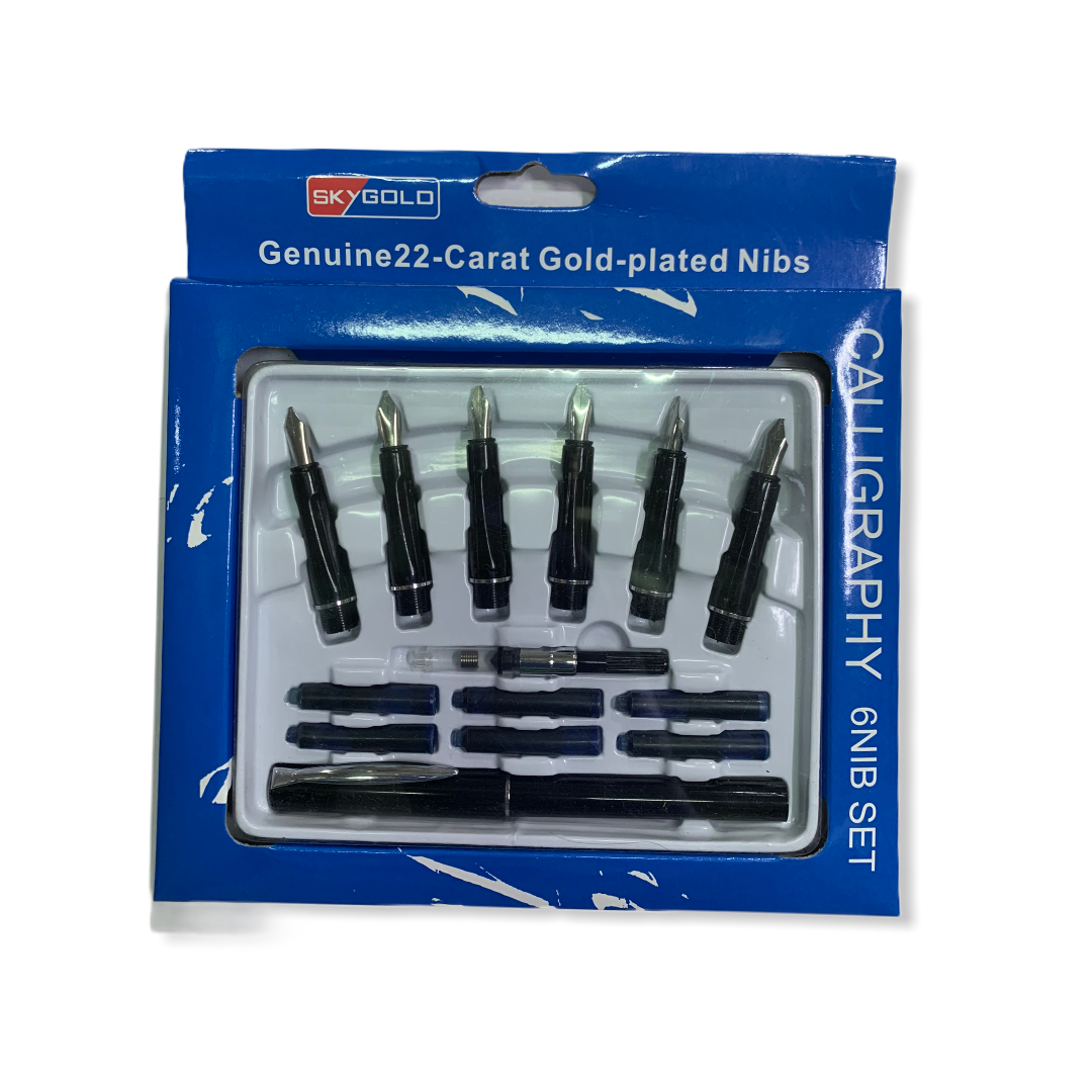 Skygold Calligraphy Pen Set ( 6 Nibs )