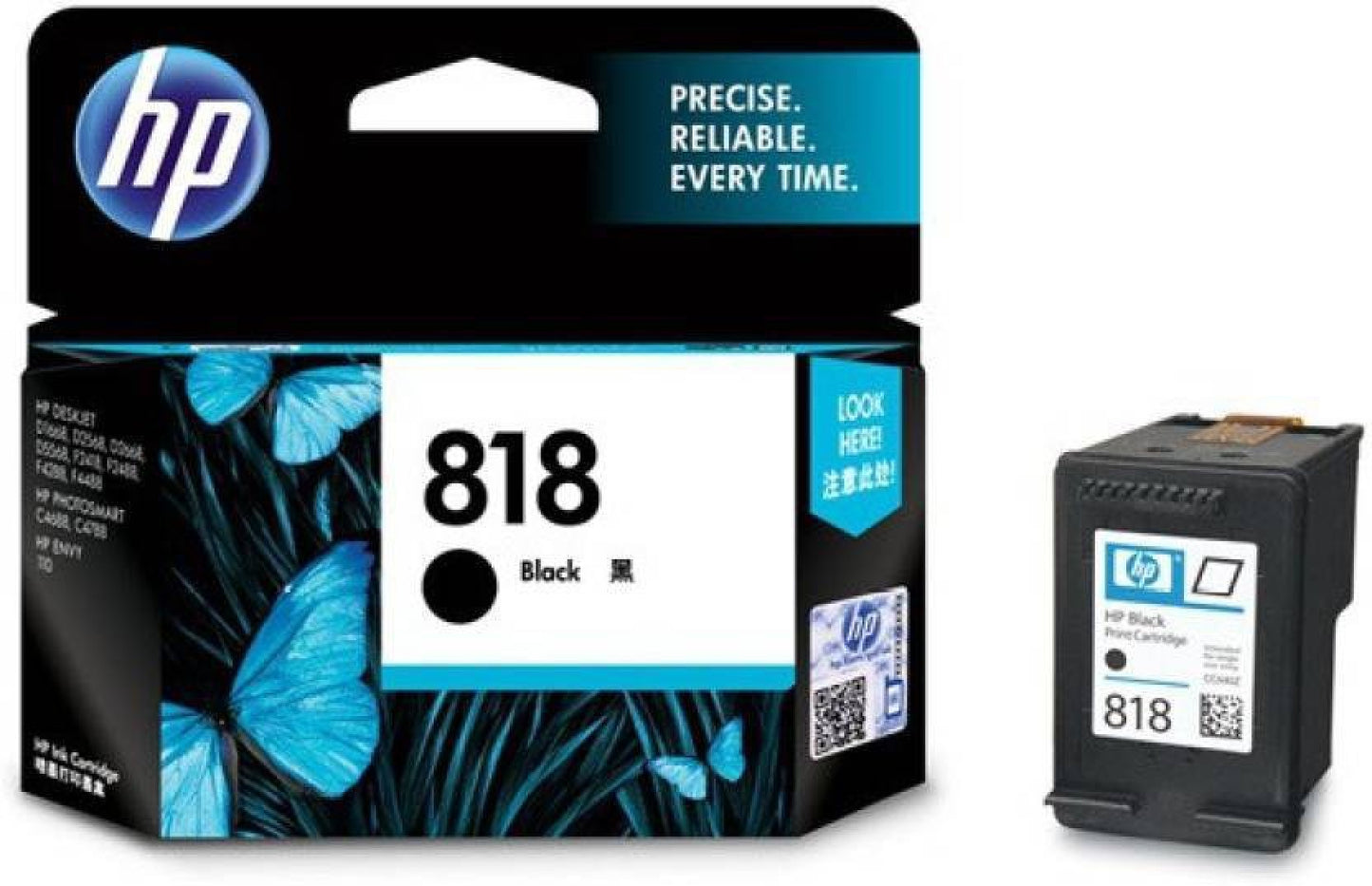 HP 818 BLACK CARTRIDGE