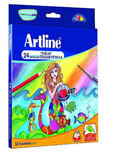ARTLINE TRI-ART 24 WATER COLOUR PENCILS