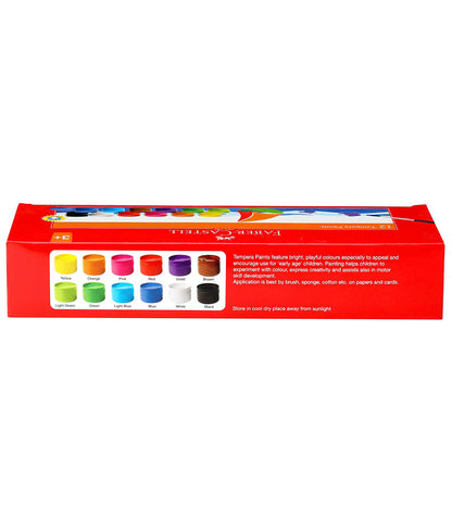 Faber-Castell Tempera Paint Set - Pack of 12 (Assorted)