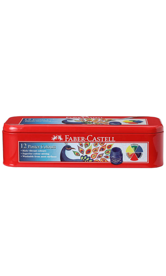 Faber-Castell 12 Poster Colours ( Box of 12 )