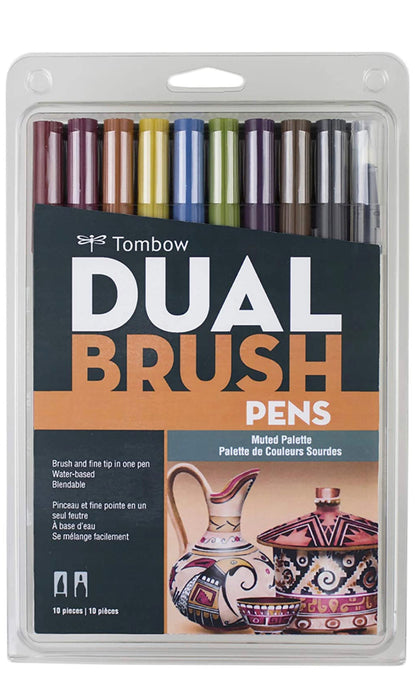 Tombow Dual Brush Pens ( Muted Palette )