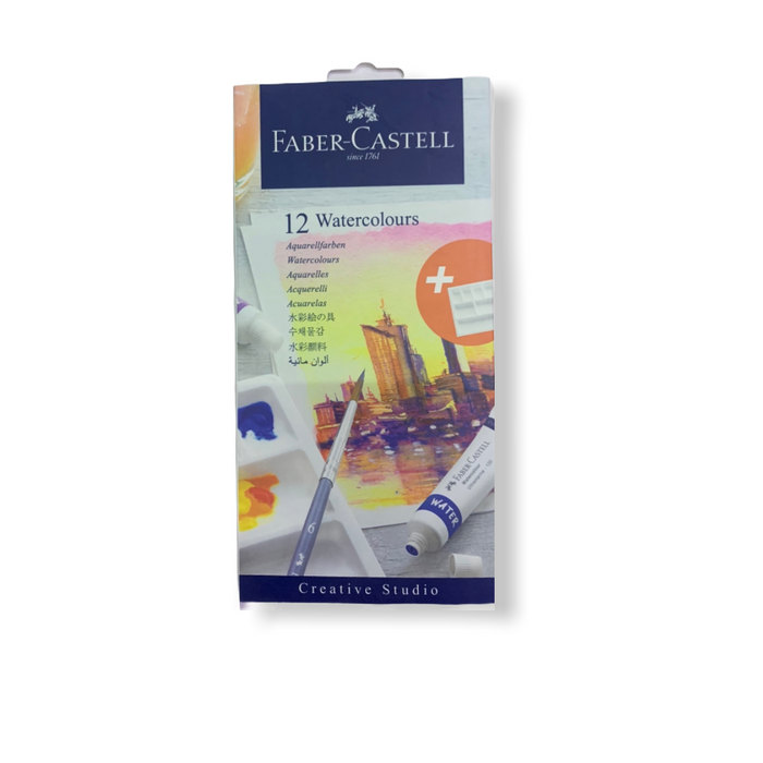 Faber-Castell Creative Studio Watercolours 9 ml Set of 12