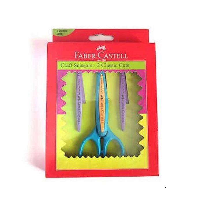 Faber Castell Craft Scissors - 2 Classic Cuts