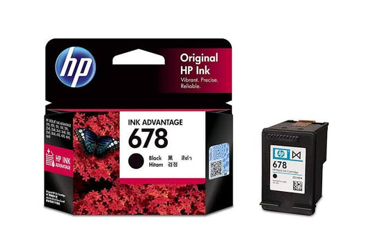 HP 678 BLACK CARTRIDGE