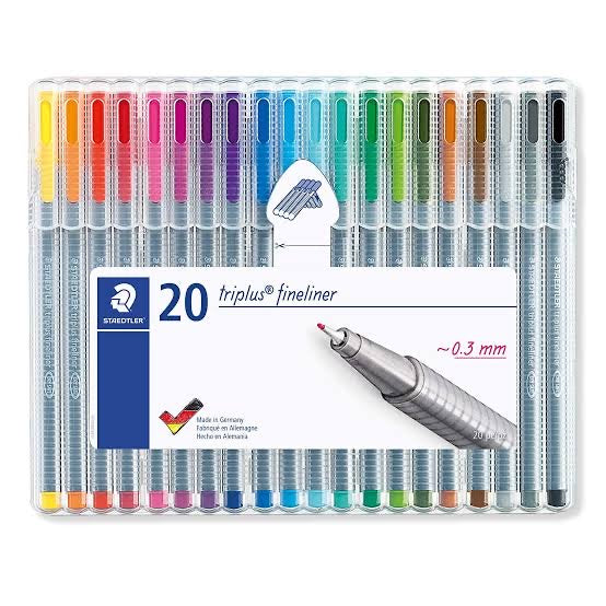 STAEDTLER TRIPLUS FINELINER (SET OF 20)