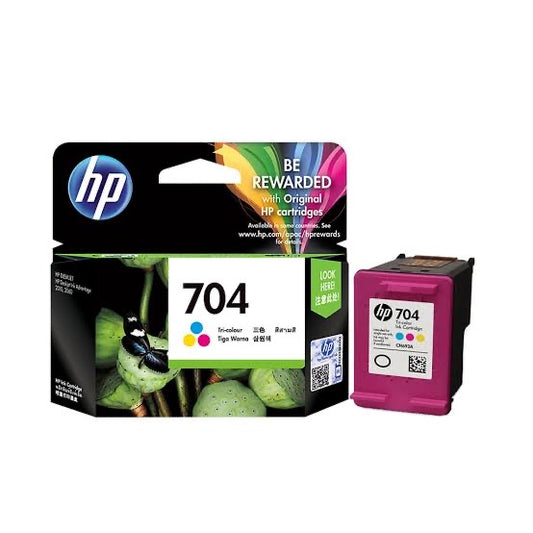 HP 704 TRI-COLOR CARTRIDGE