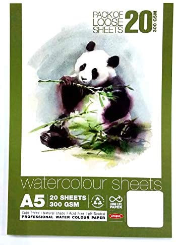 Anupam Water Colour Sheets A5 300gsm