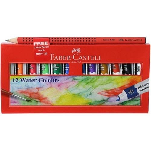 Faber Castell Water Colour 12 Shades Tubes