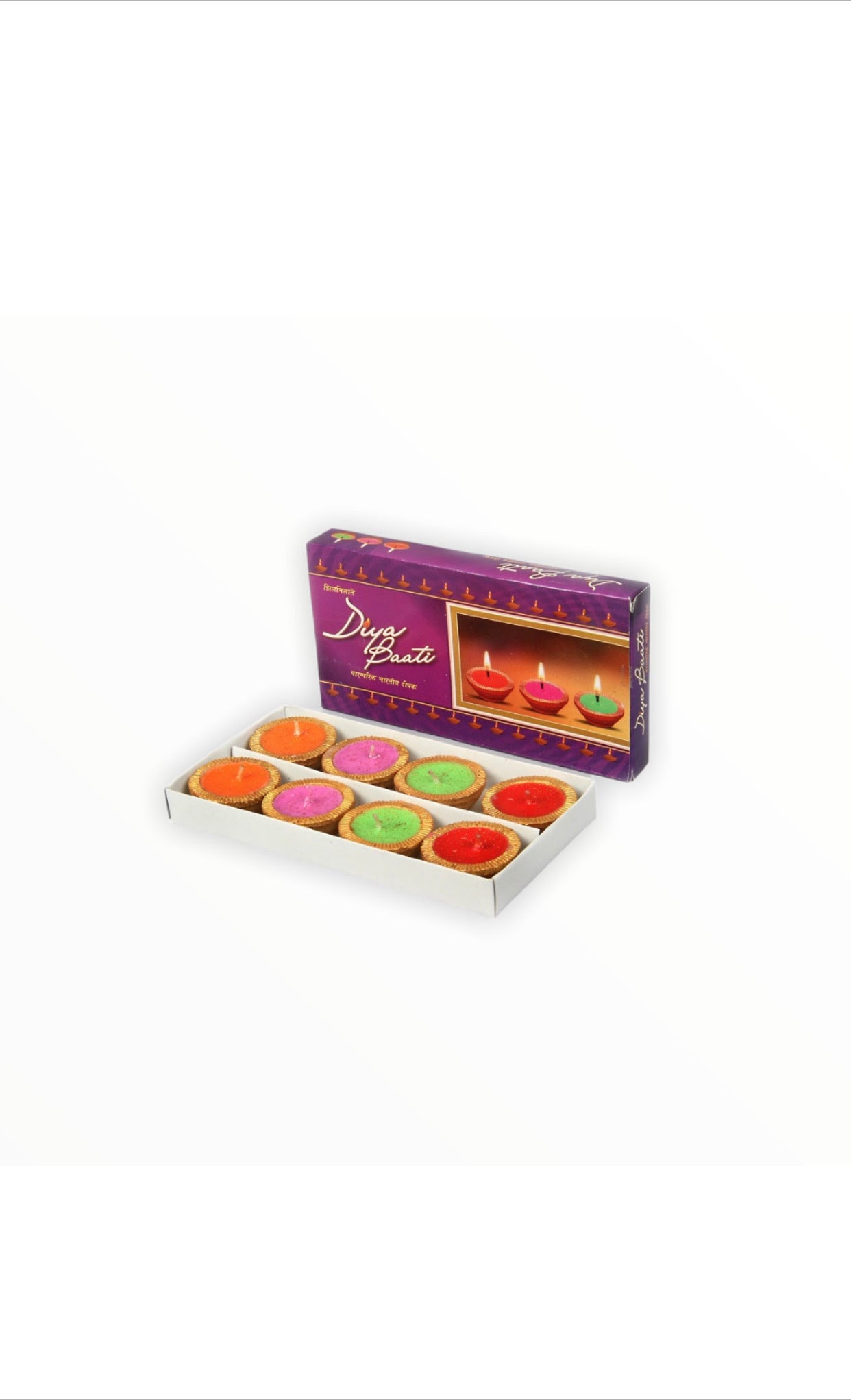 Miiti Diya Wax Candle Diyabaati Pack of 8