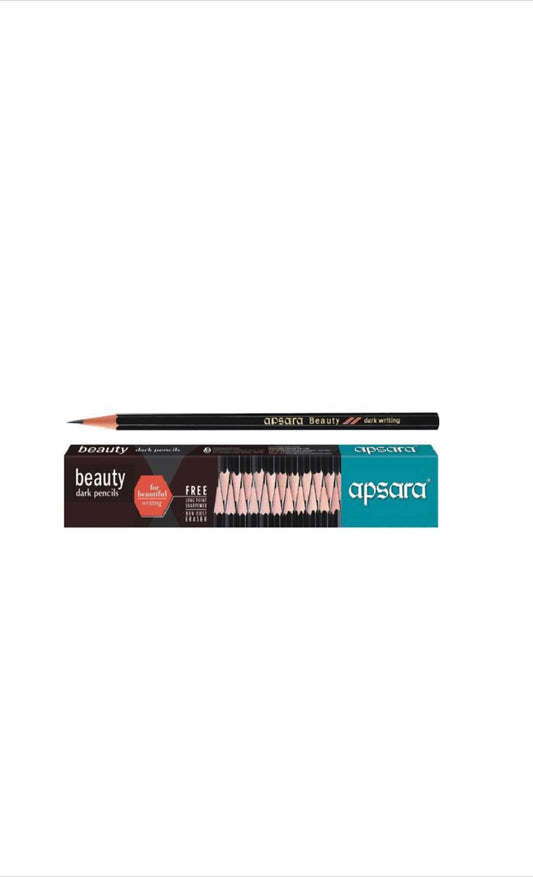 Apsara Beauty Dark Pencils (Pack of 10)