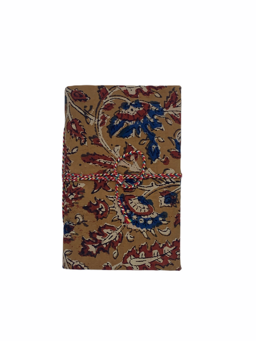 JAIPUR HAND MADE NOTE BOOK ( BLOCK PRINTED RED, BLUE)