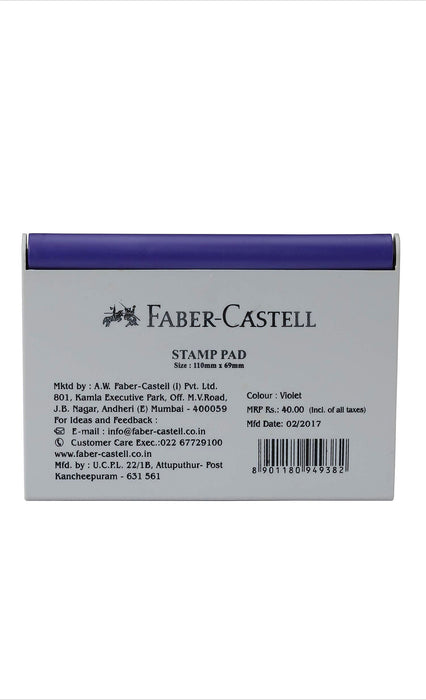 Faber-Castell Stamp Pad (Violet) Medium 110 mm x  69 mm