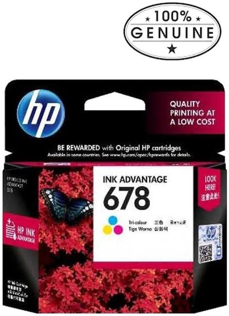 HP 678 TRI-COLOR CARTRIDGE