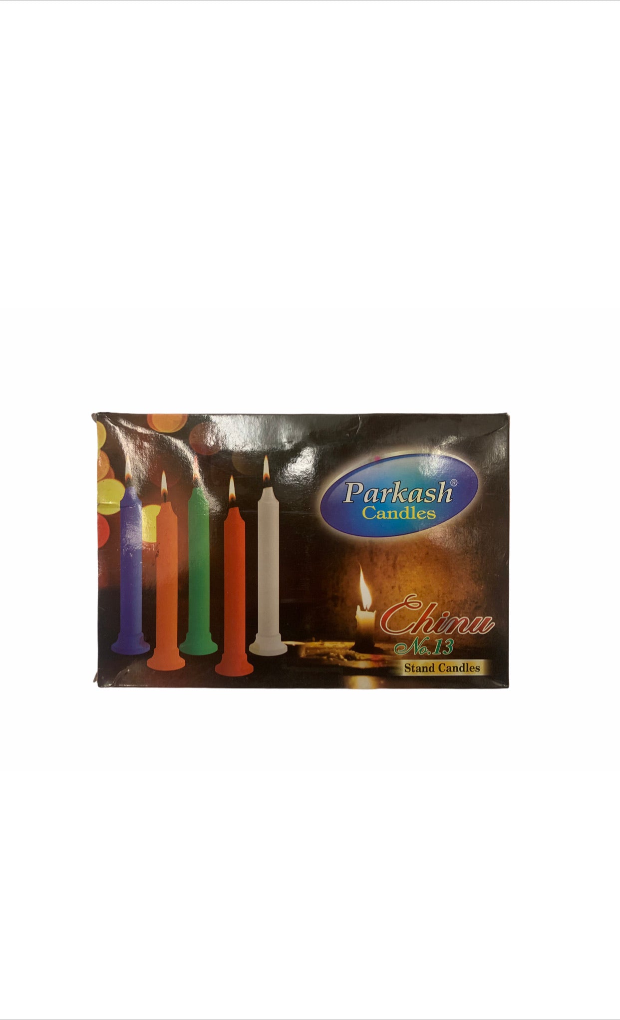 Multi Colours standing Candles Pack of 10 Chinu No.13