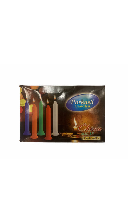 Multi Colours standing Candles Pack of 10 Chinu No.13
