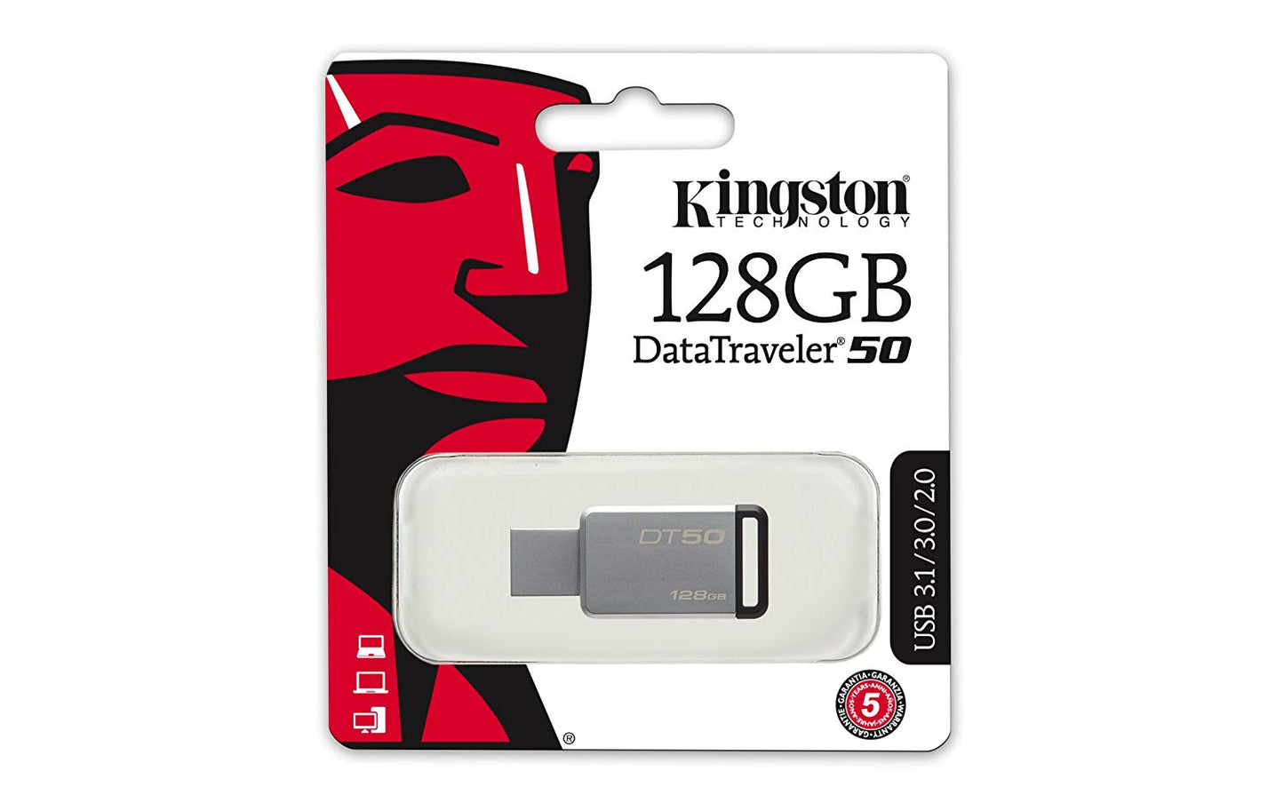 Kingston Data Traveller 128 GB Pendrive ( DT-50)