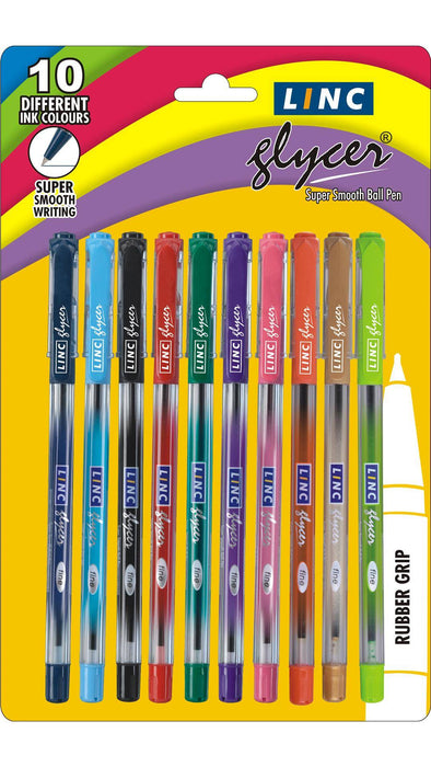 Linc glycer super smooth ball pen- Pack of 10