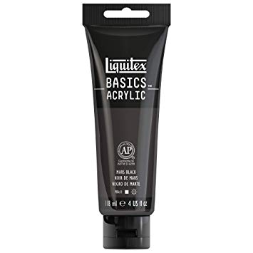 Liquitex Basics Acrylic Color- Mars Black (118ml)