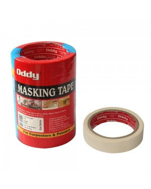 Oddy Masking Tape- 1 inch (Pack of 5)