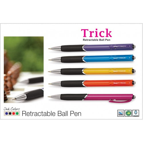Montex Trick Retractable Ball pen Pack of 10