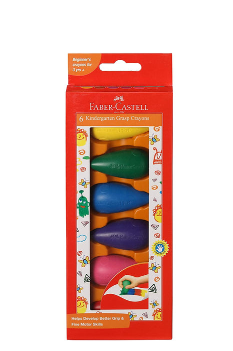 Faber Castell 6 Kindergarten Grasp Crayons