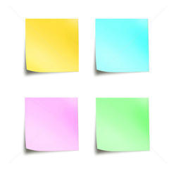 Oddy re stick neon colored notes- Pack of 4 (assorted colors)