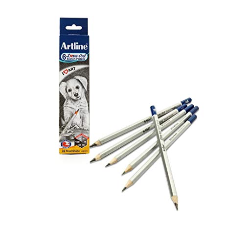Artline Love-art 6 Sketch Pencils (Pack of 6)