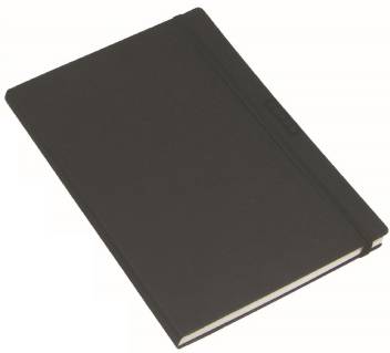 PLANFIX ELASTIC BAND Regular Notebook RULLED 280 Pages  (Black)