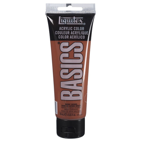 Liquitex Basics Acrylic Color- Raw Sienna (118ml)