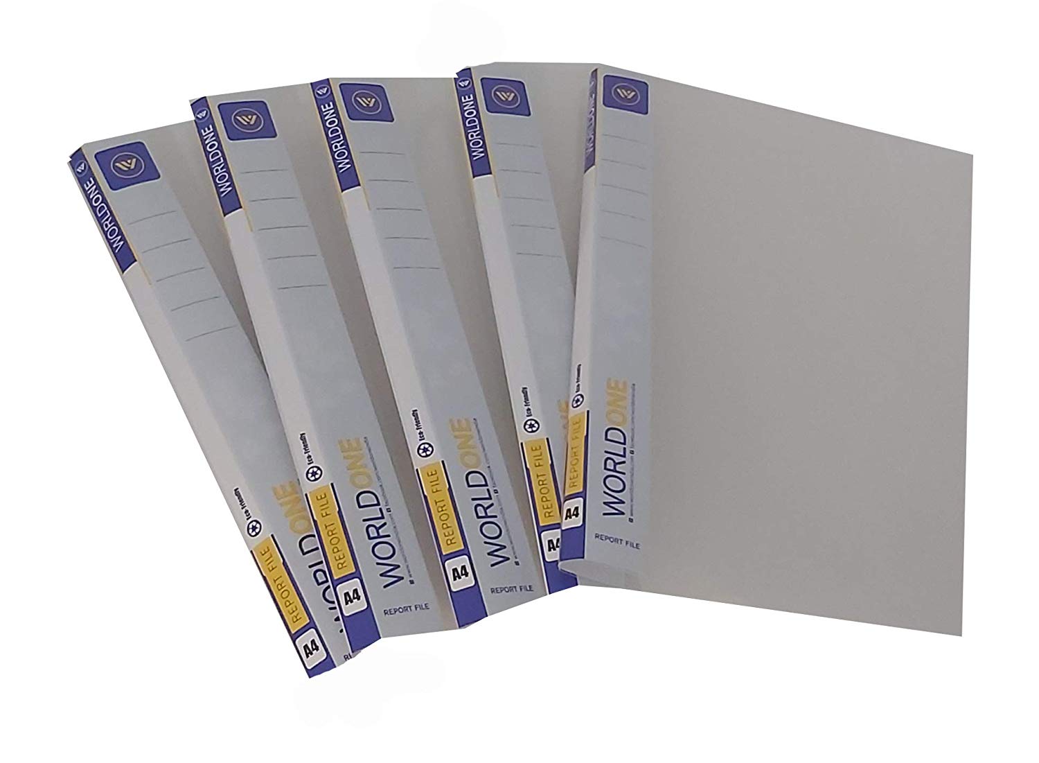 File File A4 World one report file- A4 size (Pack of 5) – Bansal Stationers